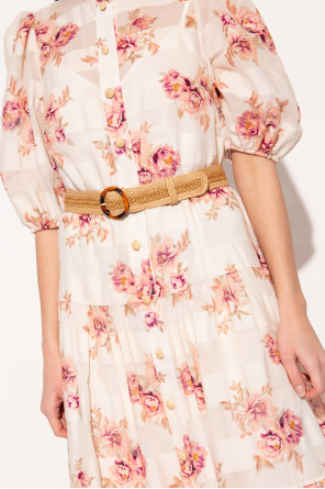 Zimmermann Floral-printed Waist dress