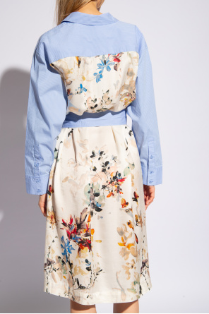 Munthe Koszulowa sukienka z łączonych materiałów ‘Masseila’