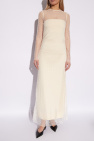 TOTEME cream Two-layered dress