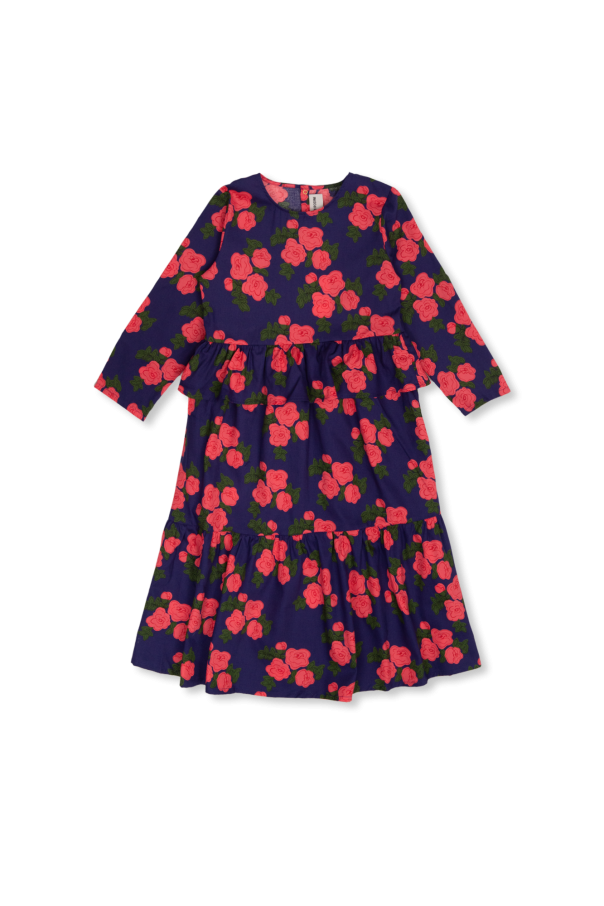 Mini Rodini Floral maxi dress