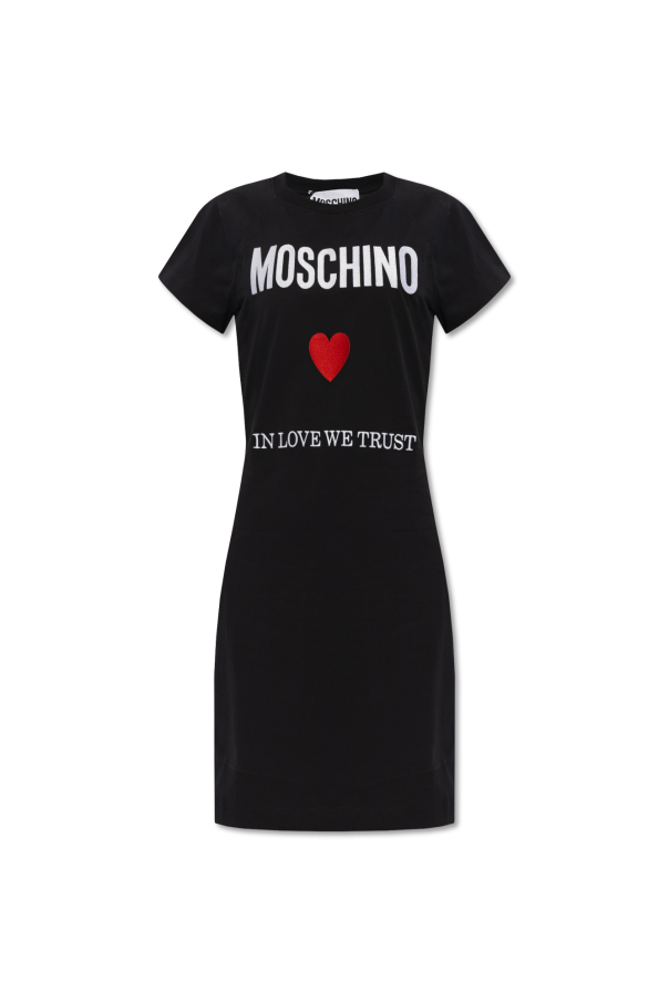 Dress with logo od Moschino
