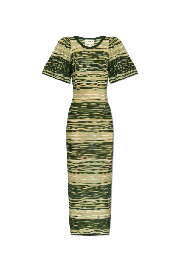 Munthe Striped Pattern Dress