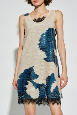 Munthe Sequin dress with slip