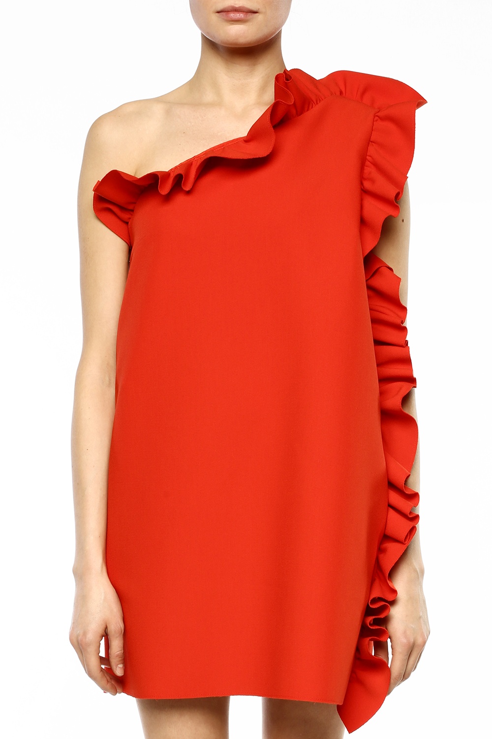 msgm ruffle dress