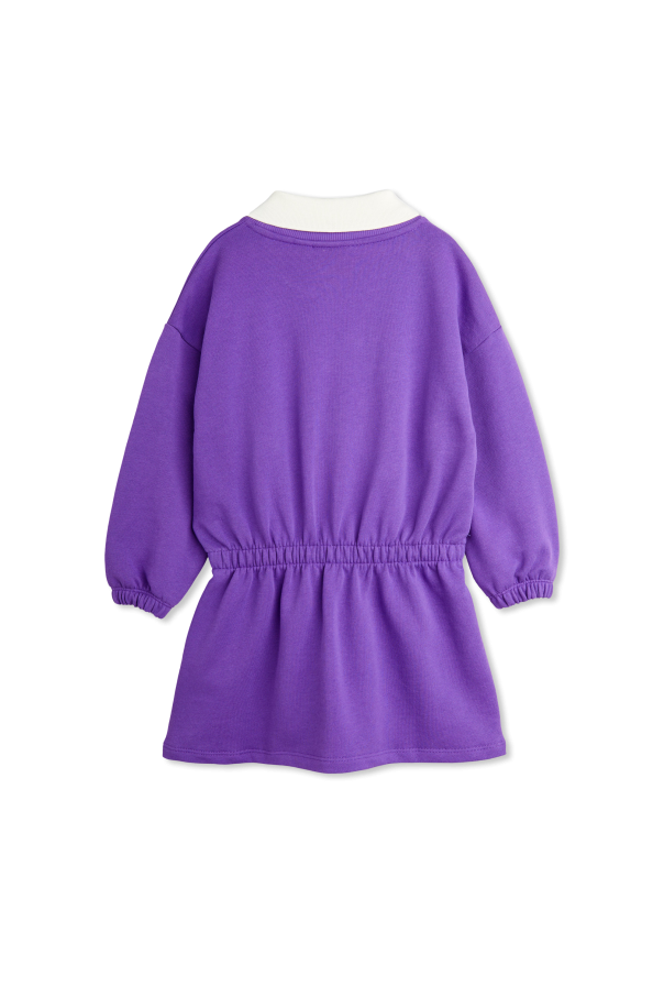 Mini Rodini sweatshirt Band dress with collar