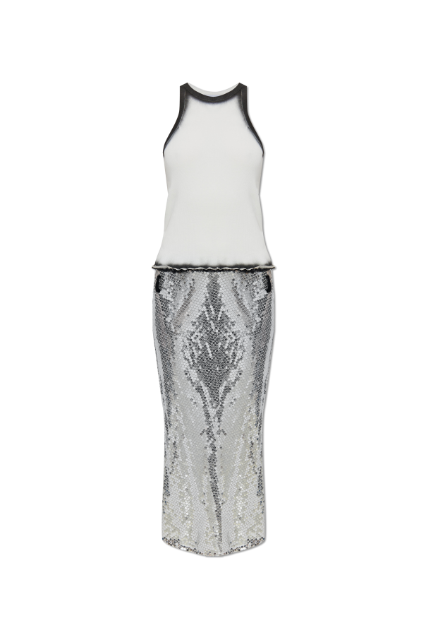 Dress with sequin skirt od The Attico