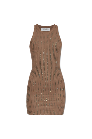 Dress with decorative finishing