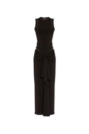 Dress with decorative finish
