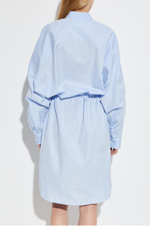 Dries Van Noten Koszulowa sukienka z paskiem