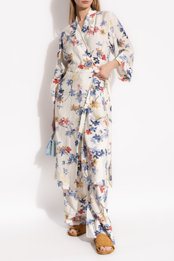 Munthe Wickelkleid mit Blumenmuster 'Freileif'