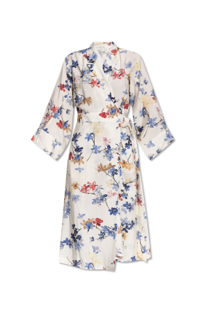 Wrap dress with floral pattern 'Freileif'