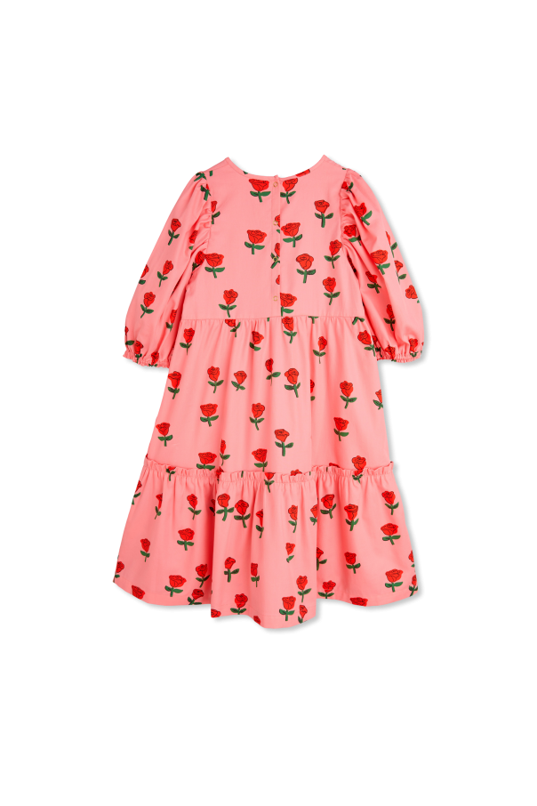 Mini Rodini Cotton dress with floral pattern