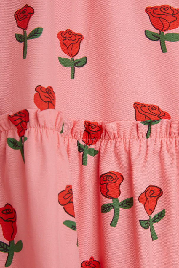 Mini Rodini Cotton dress with floral pattern