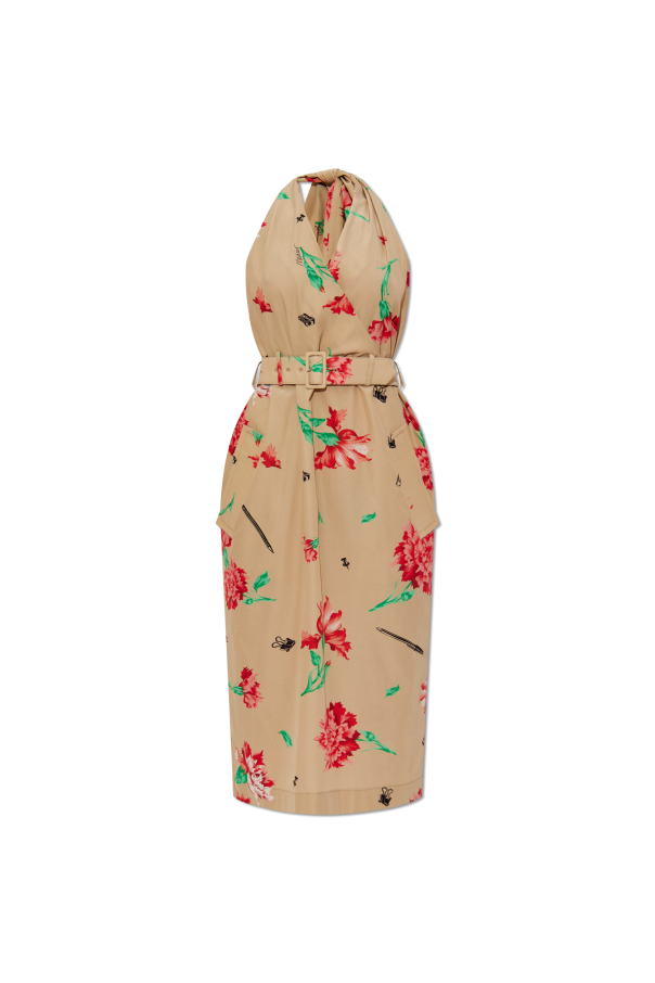 Moschino Vestido con motivo floral
