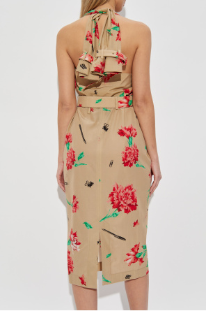 Moschino Vestido con motivo floral
