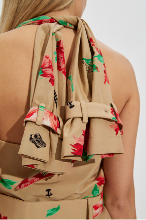 Moschino Vestido con motivo floral