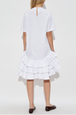 Moschino Asymmetrical dress with ruffles