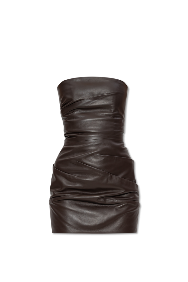 Leather dress od The Attico