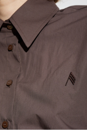 The Attico Corset Dress with Ruching