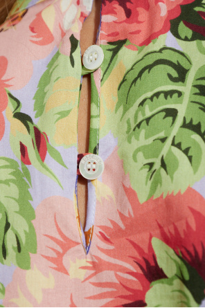 Moschino Cotton dress with floral motif