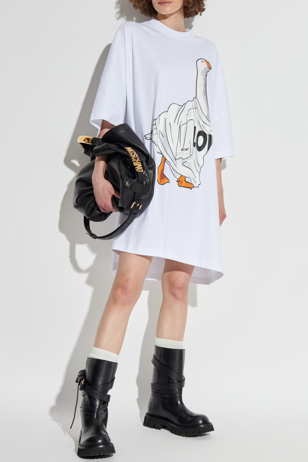 Moschino Sukienka z nadrukiem
