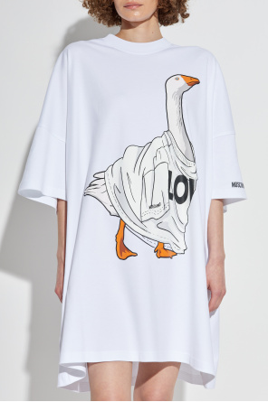 Moschino Sukienka z nadrukiem