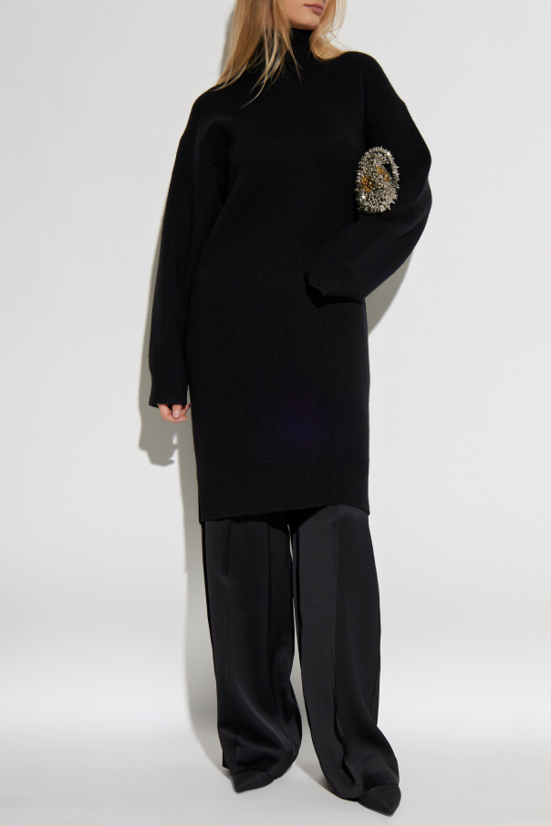 TOTEME Vestido con cuello alto