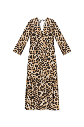Dress with animal print