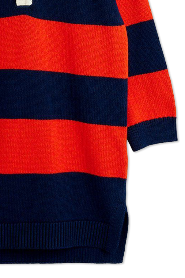 Mini Rodini Dress with striped pattern