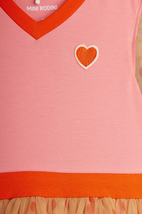 Mini Rodini Dress with appliqué