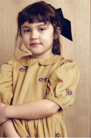 Mini Rodini Vestido con cuello