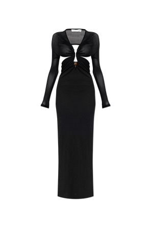 Dress with open back