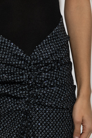 Christopher Esber Vestido con bajo de lentejuelas