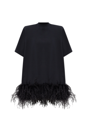 Dress with decorative trimming