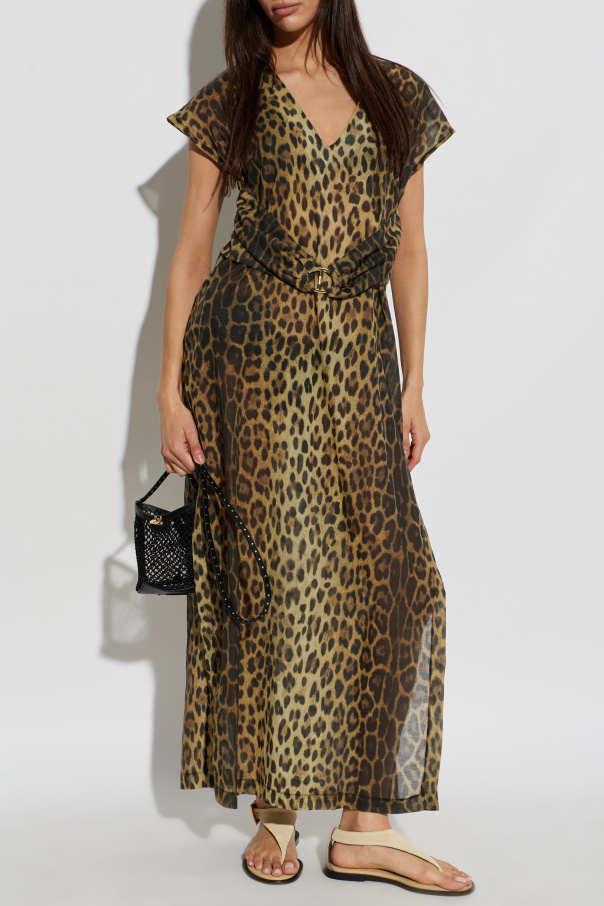 Moschino Beach dress with animal print