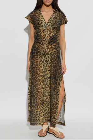 Moschino Beach dress with animal print