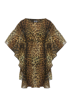Vestido de playa con estampado animal