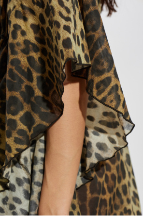 Moschino Beach dress with animal print