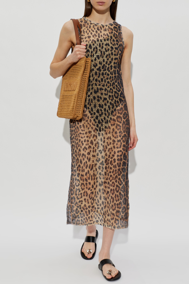 Moschino Beach dress with animal print