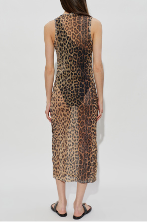 Moschino Beach dress with animal print