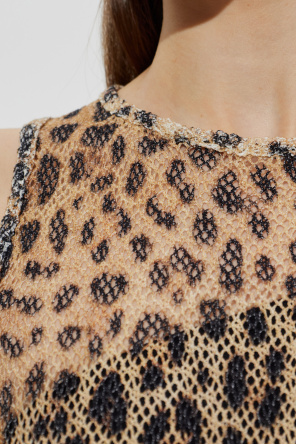 Moschino Beach dress with animal print