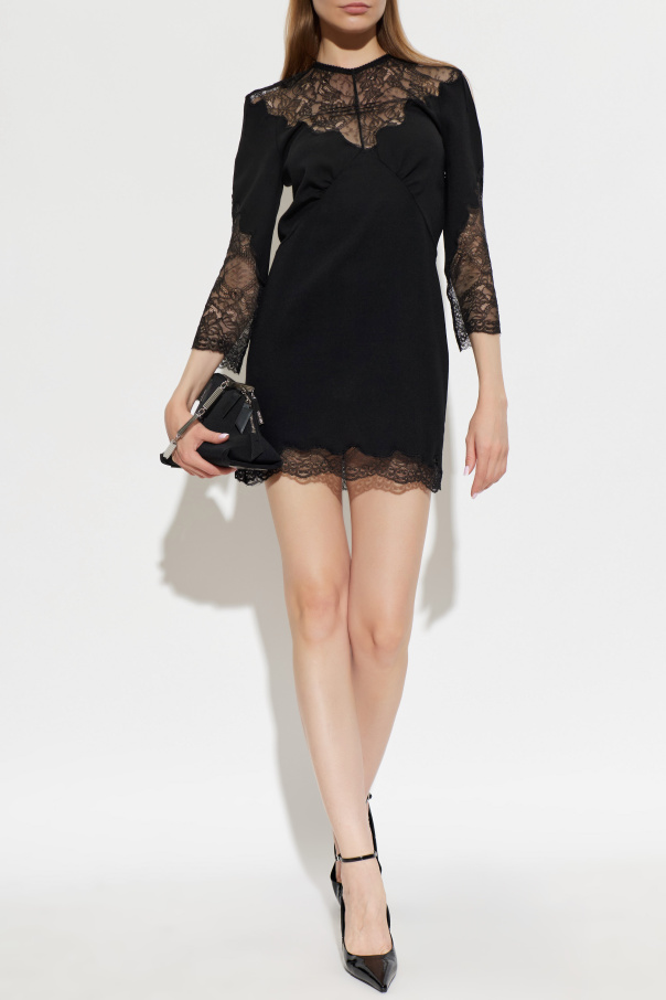 The Attico Dress with lace trim