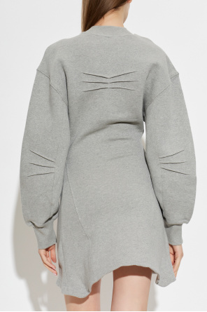 The Attico Sweatshirt dress with darts