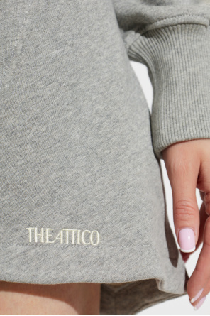 The Attico Sweatshirt dress with darts