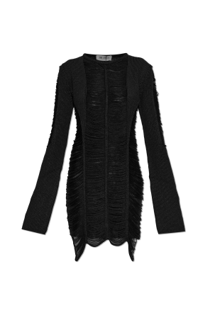Dress with decorative fringes