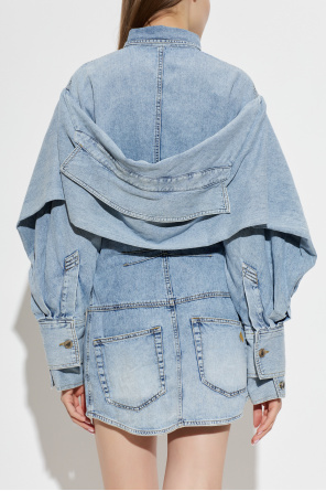 The Attico Denim dress with pockets