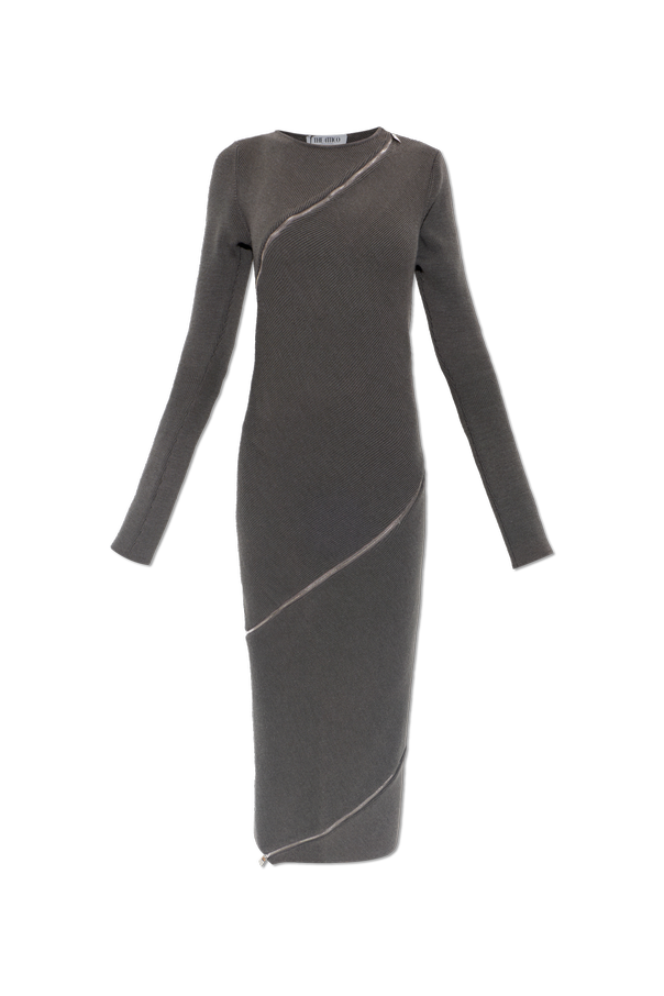 Dress with decorative zippers od The Attico