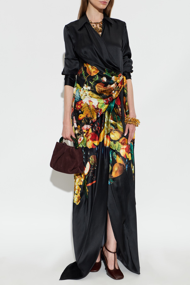 Dries Van Noten Silk dress ‘Dadea’