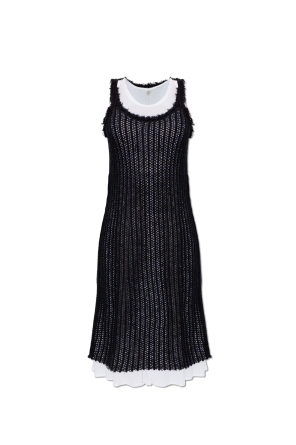 Sleeveless double-layer dress