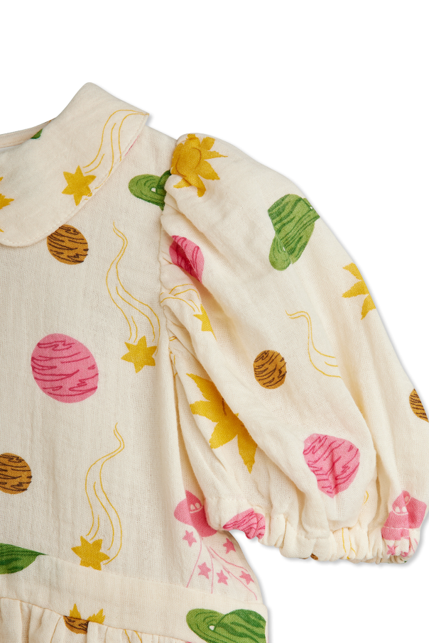 Mini Rodini Sukienka z kolorowym nadrukiem